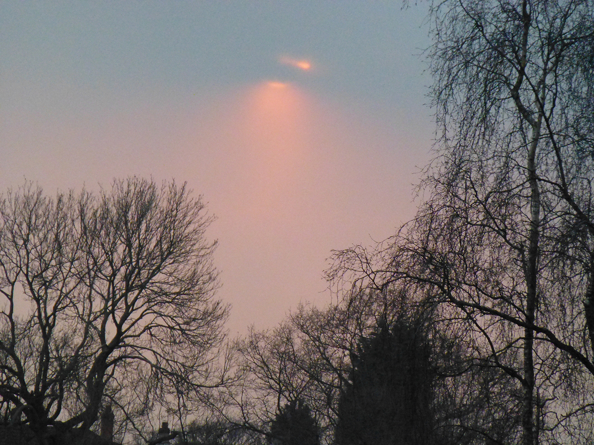 Sun taken from Senneleys Park